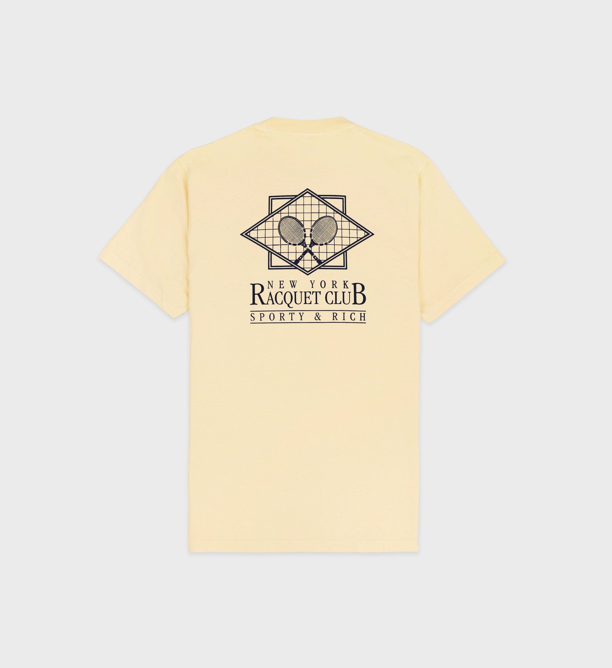 T-shirt NY Racquet Club à impression - Almond