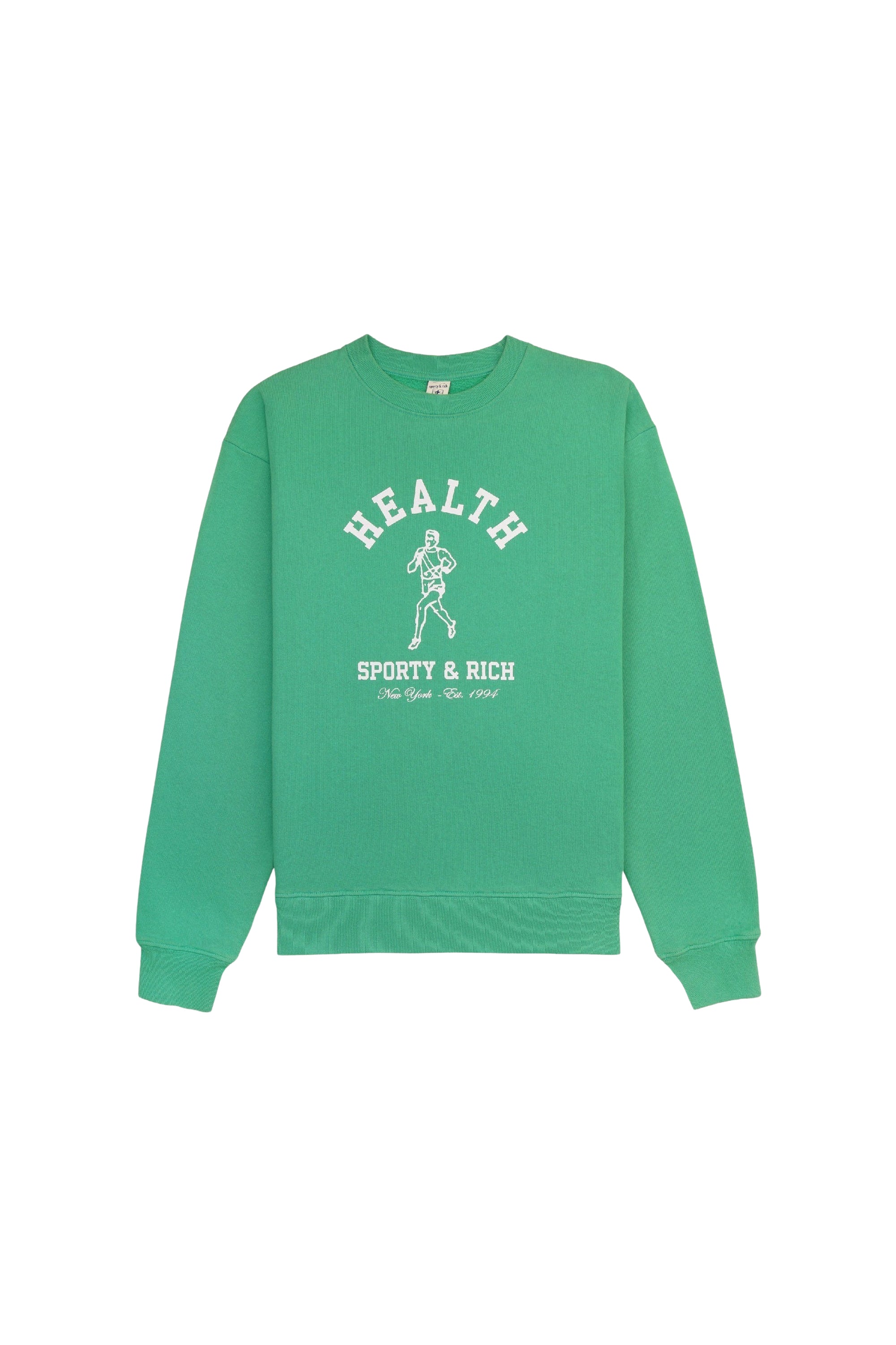 Sweatshirt à col rond - Verde