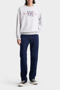 Sweatshirt NY Minute à broderie - Heather Gray