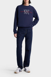 NY Minute Crewneck - Navy & White