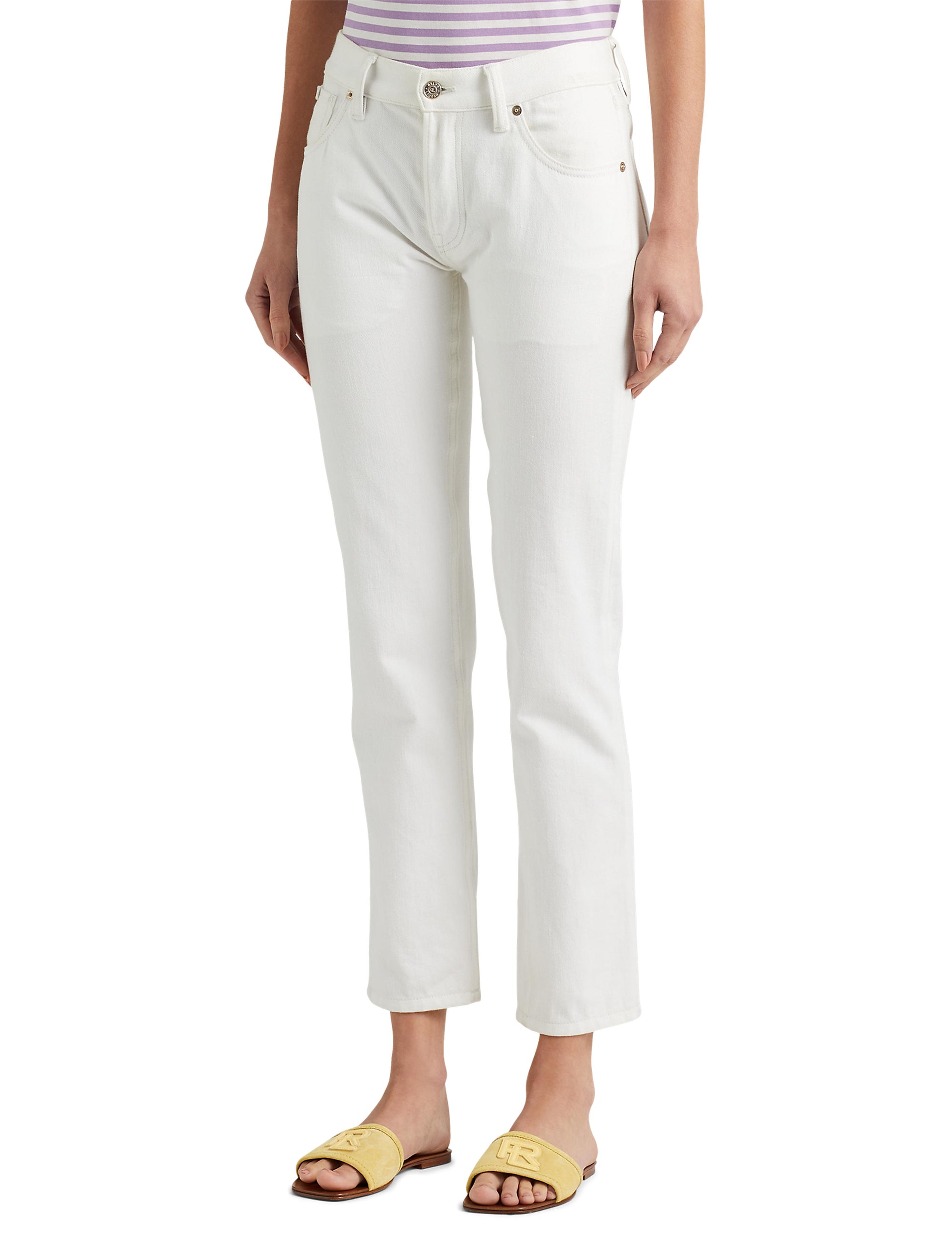Jean droit 750 feu de plancher  - Pearl White