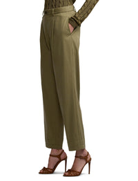 Pantalon Gordon en gabardine de coton - Moss