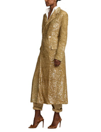 Manteau Macy décoré en tulle - Lux Tan