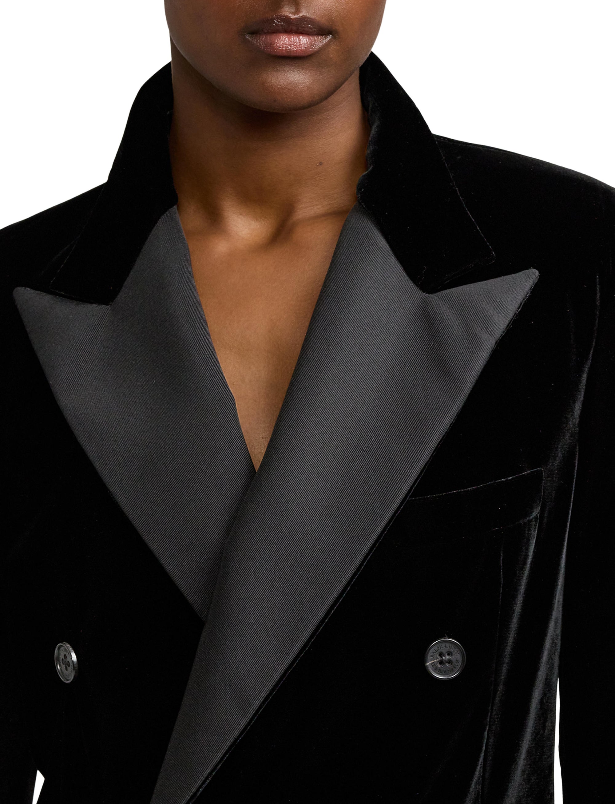 Veste Kent en velours - Black