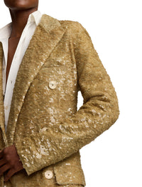 Manteau Macy décoré en tulle - Lux Tan