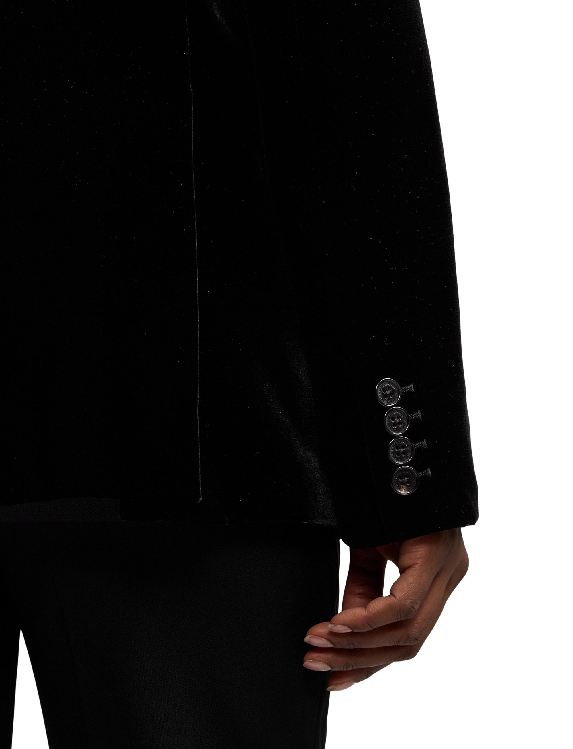 Veste Kent en velours - Black