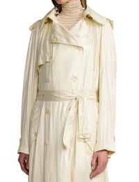 Twyla trench coat - Lux Cream