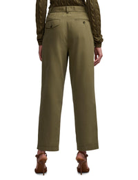 Pantalon Gordon en gabardine de coton - Moss