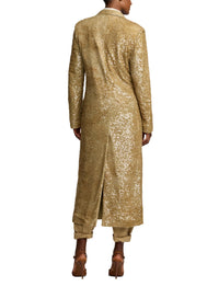 Manteau Macy décoré en tulle - Lux Tan