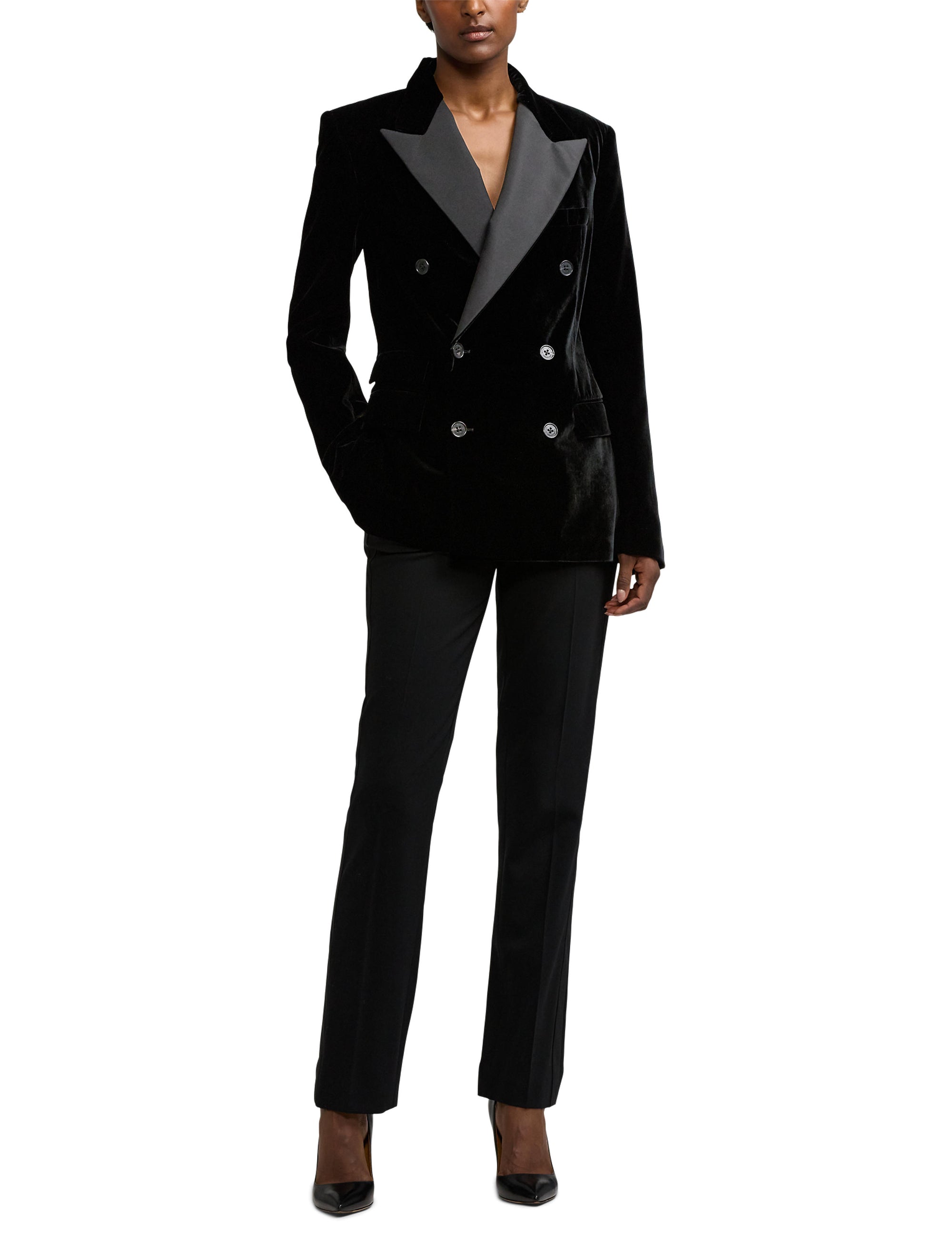 Veste Kent en velours - Black