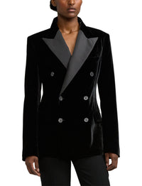 Veste Kent en velours - Black