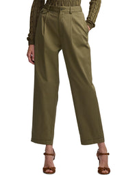 Pantalon Gordon en gabardine de coton - Moss