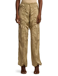 Pantalon Killian en soie - Lux Tan