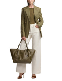 Cabas RL 888 en cuir - Dusty Sage