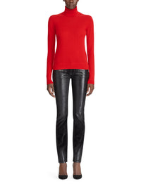 Pull à col roulé en cachemire - Bright Red