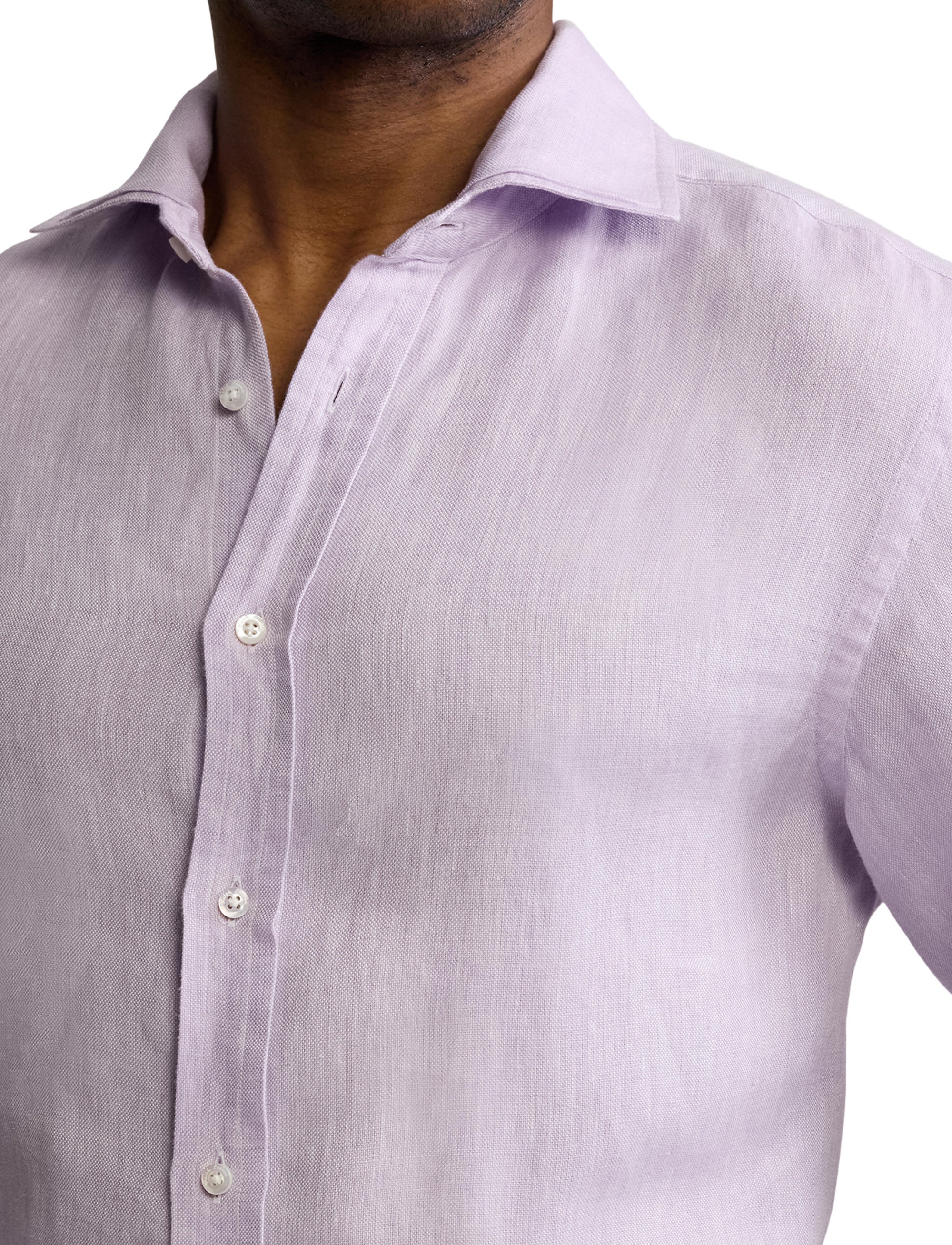Chemise en lin natté - Lilac Breeze