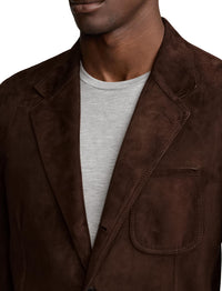 Blazer en daim - Brown