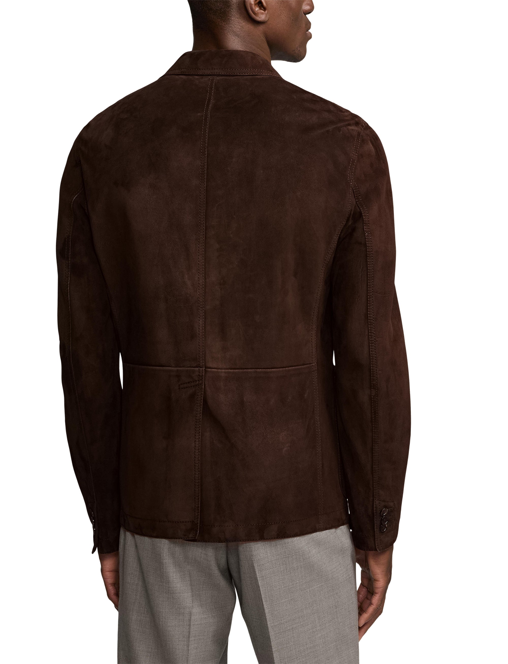 Blazer en daim - Brown