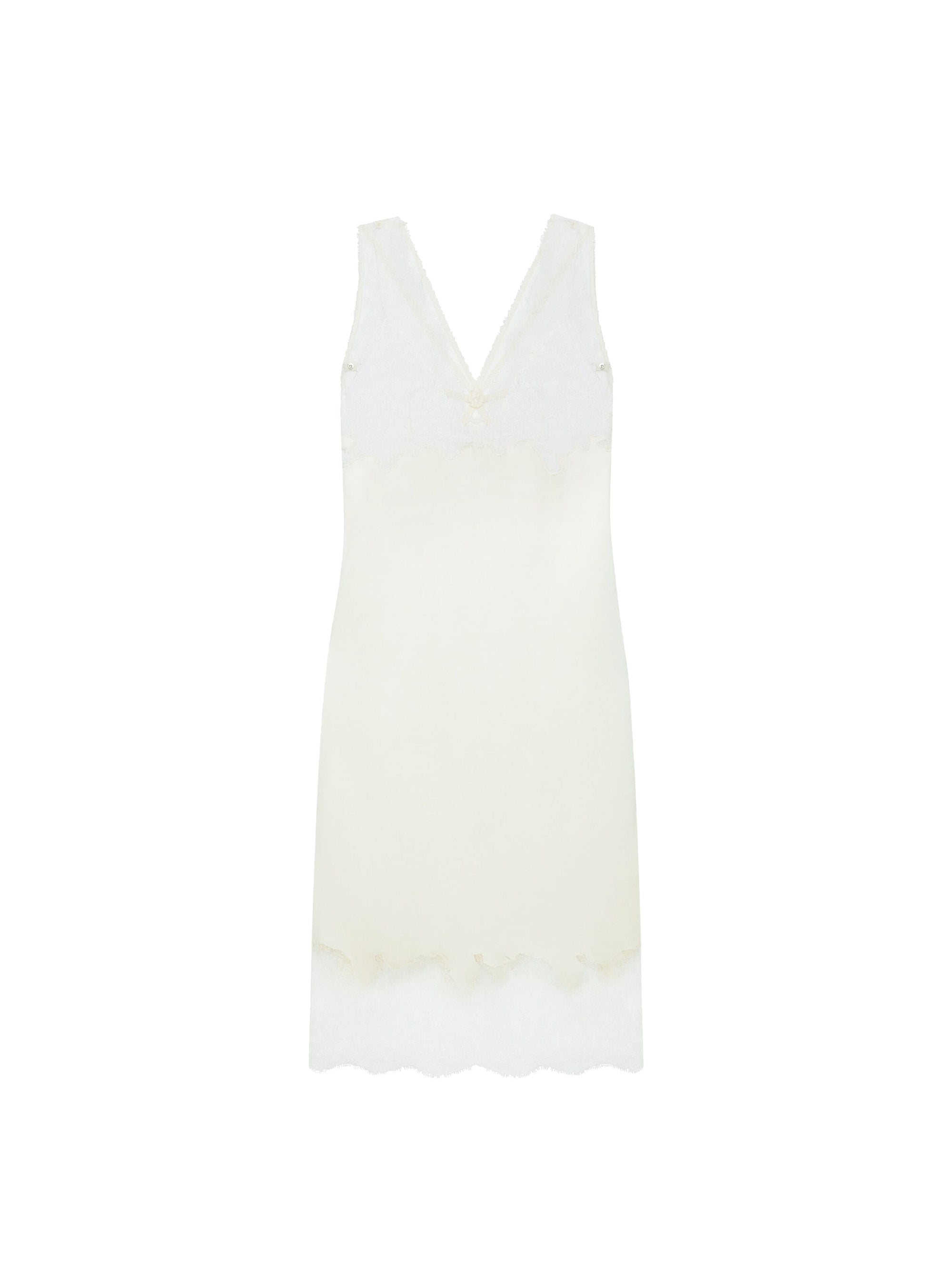 Lace Dress - Bone White