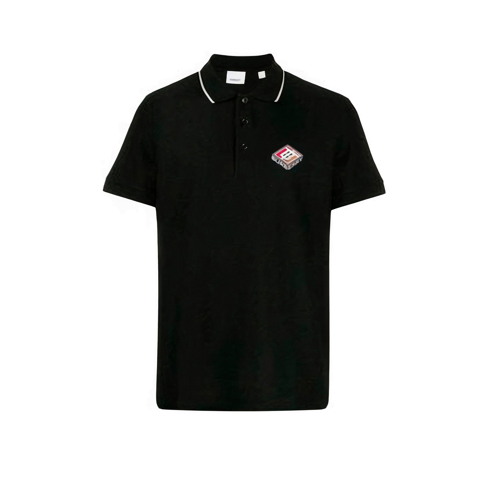 1 qty Polo Aiden à logo contrasté - Black