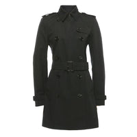 2 qty Trench-coat en coton technique - Black