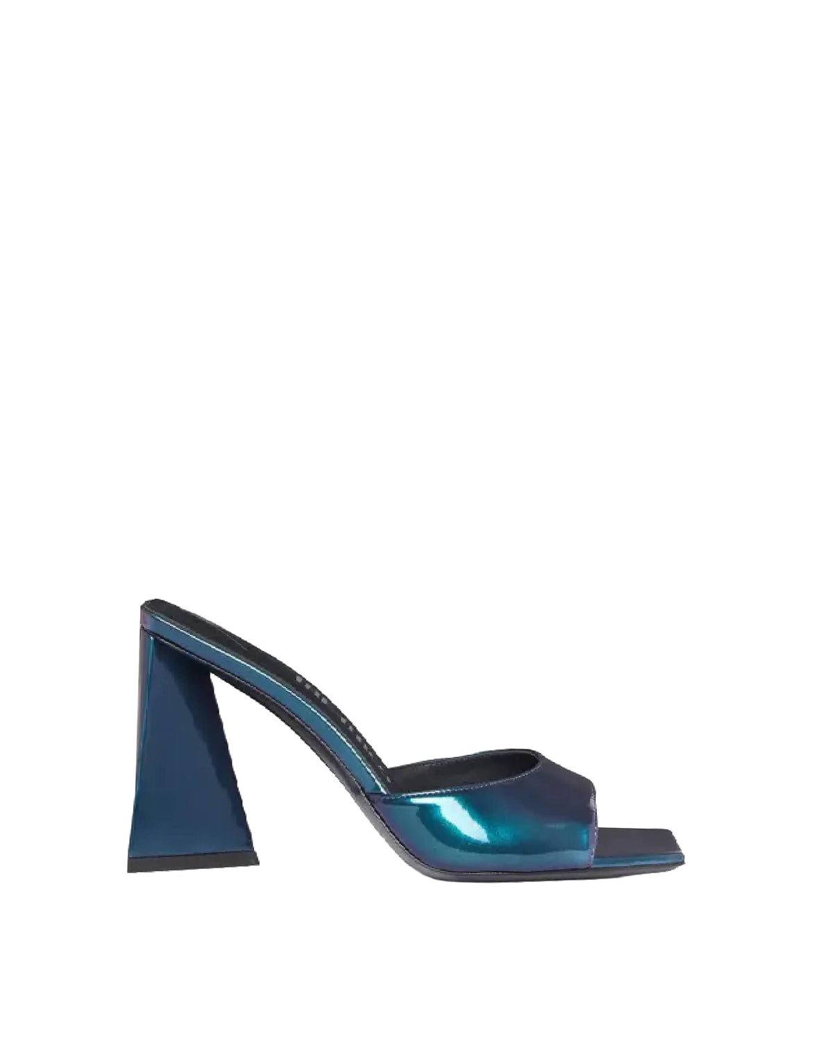 Mules Mini Devon 85 en vernies - Holographic Blue