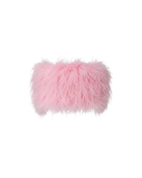 Top brodé de plumes - Pink
