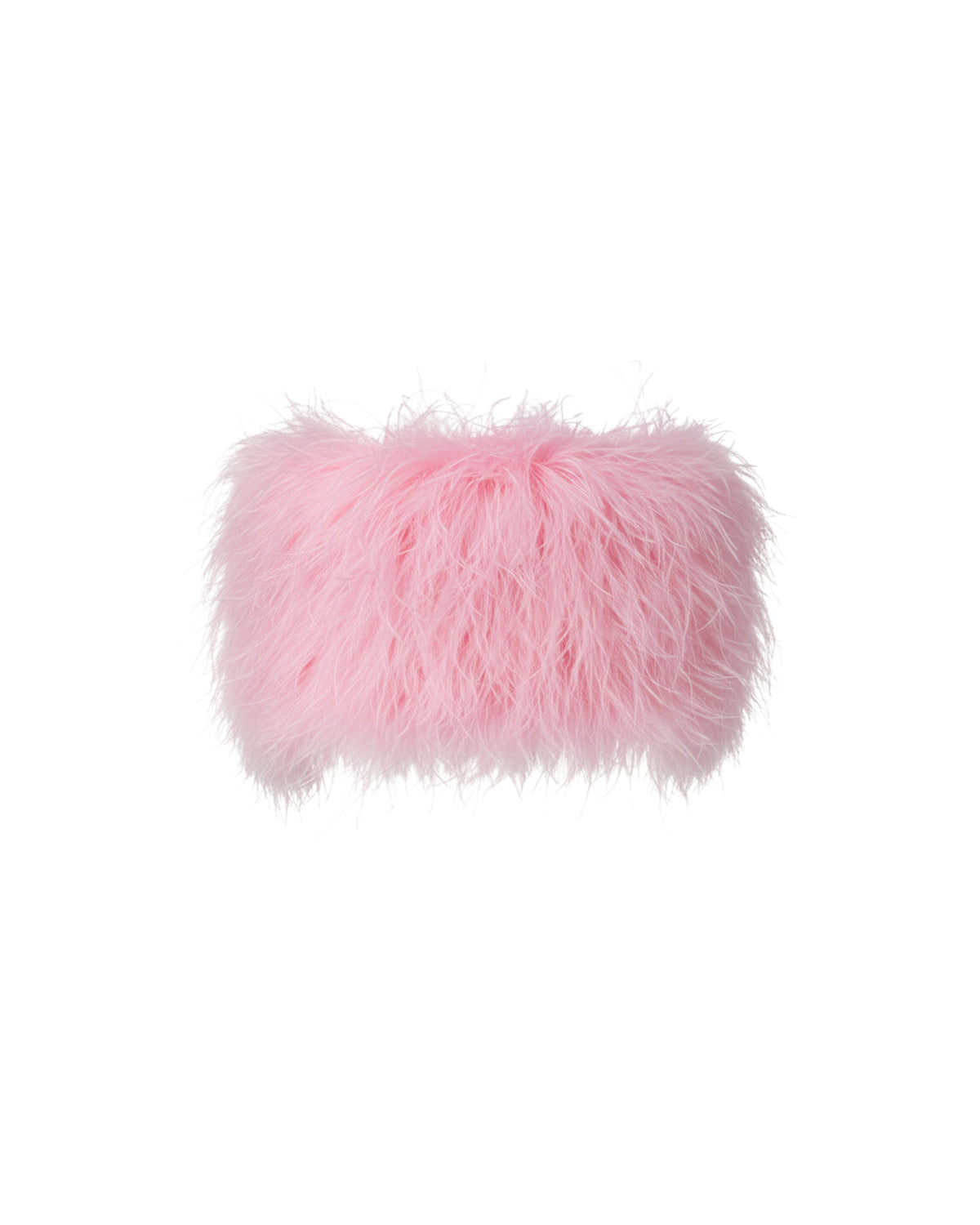 Top brodé de plumes - Pink