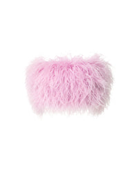 Top bustier en plumes - Lilac