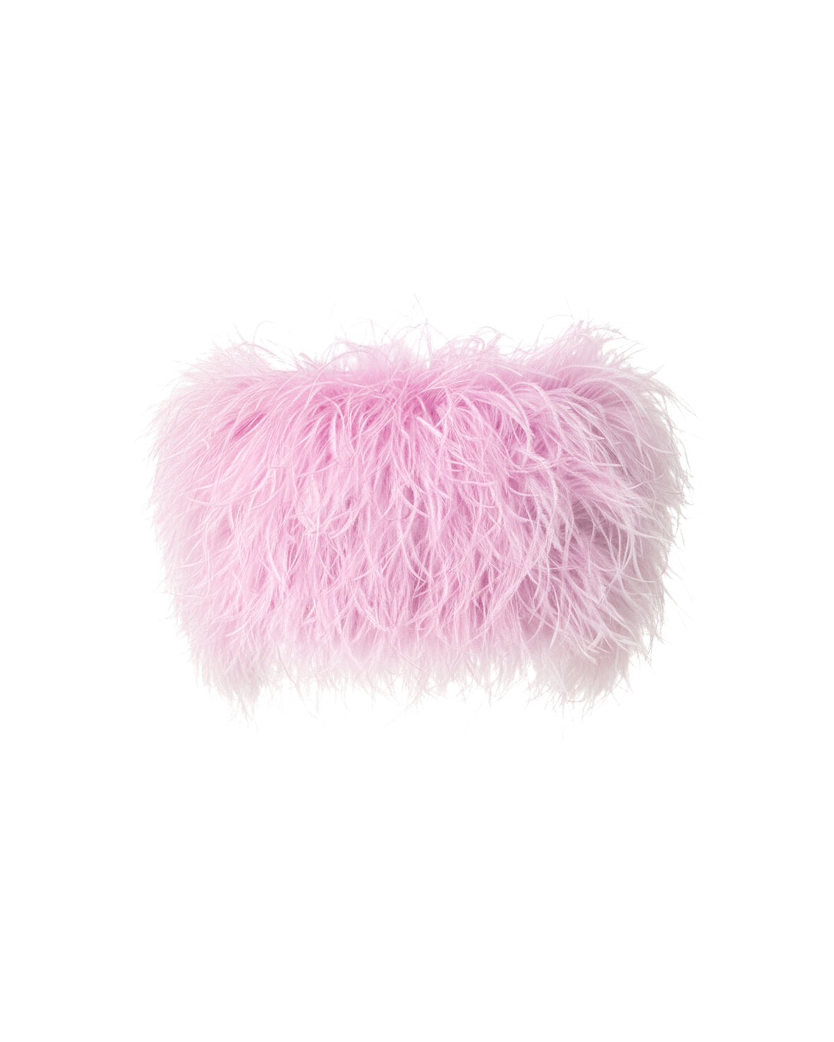 Top bustier en plumes - Lilac
