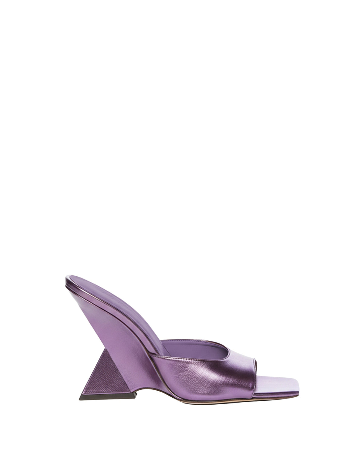 Mules Cheope 105 en cuir - Purple