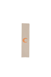 Bandeau Moon en maille unisex - Silver & Orange