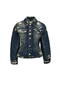 Veste Rip & Repair en jean - Punk Indigo