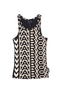 Débardeur Monogram imprimé - Black & Ivory