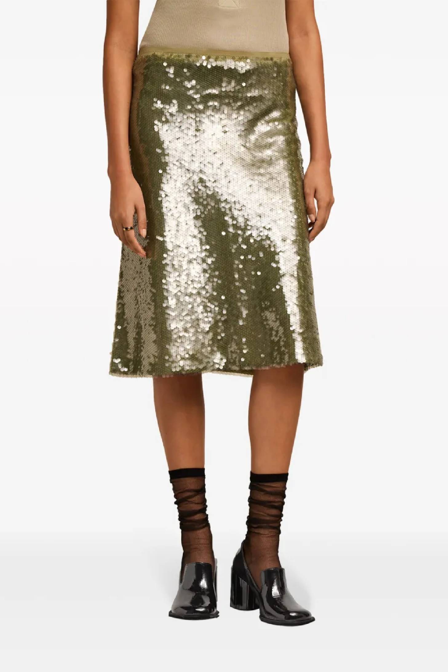 Leather 90 heel loafers - Black