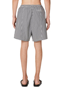 Short de bain Ami de Cœur avec logo - Black & White