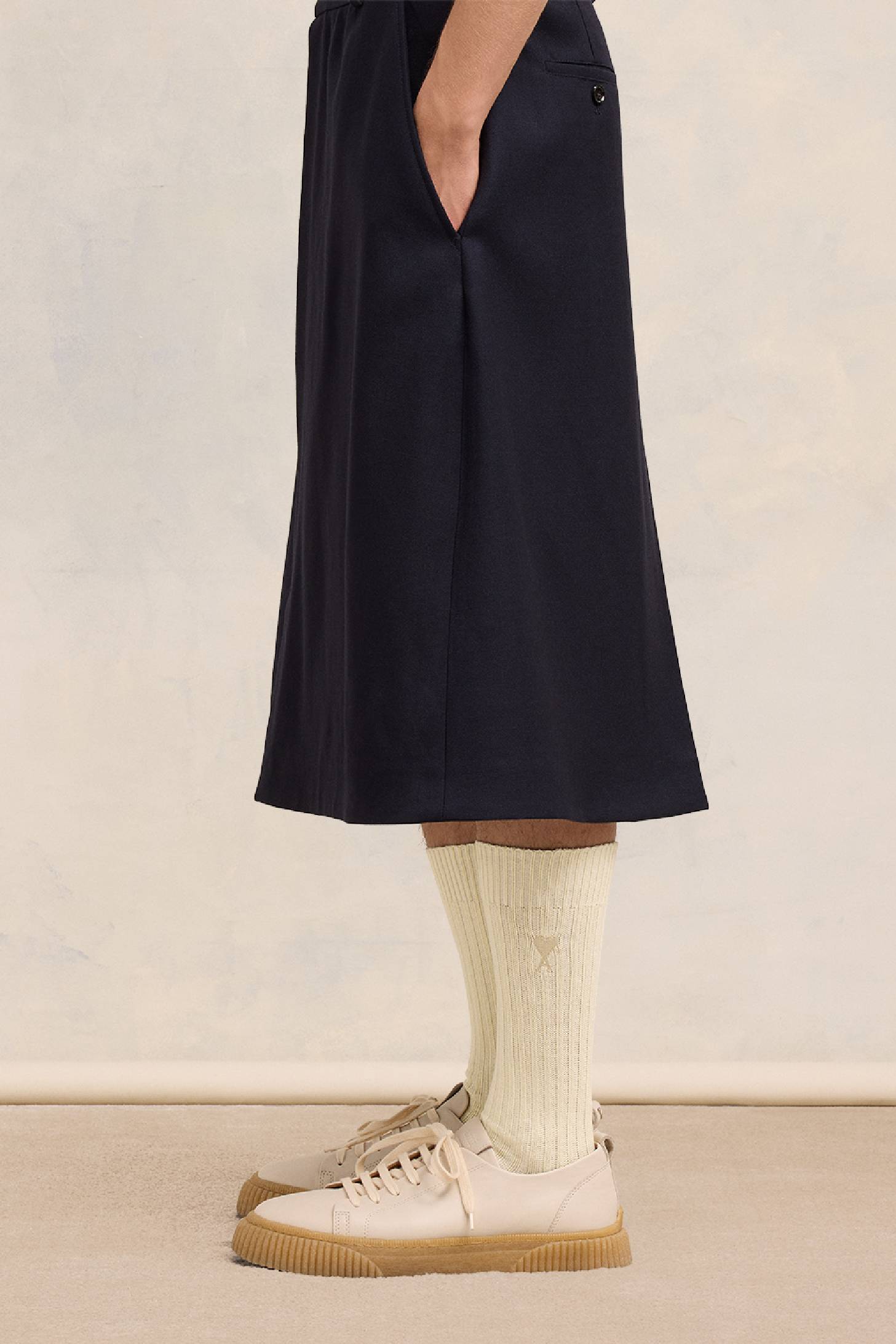 Chaussettes unies Ami de Cœur - Off White