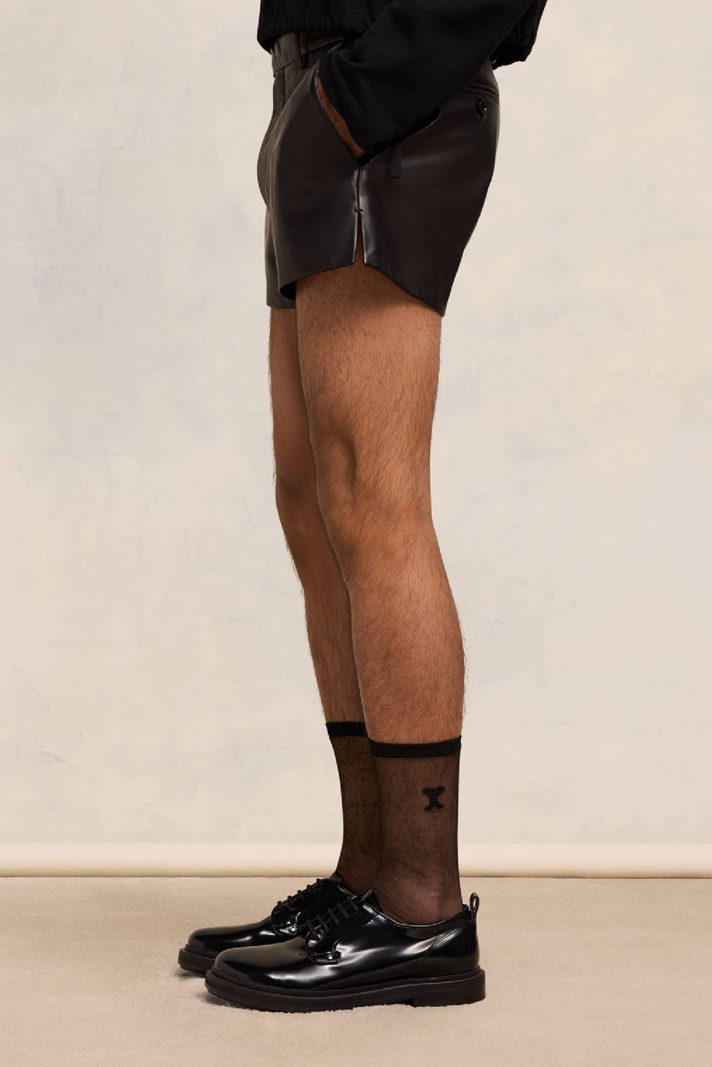 Chaussettes Ami de Cœur transparentes - Black