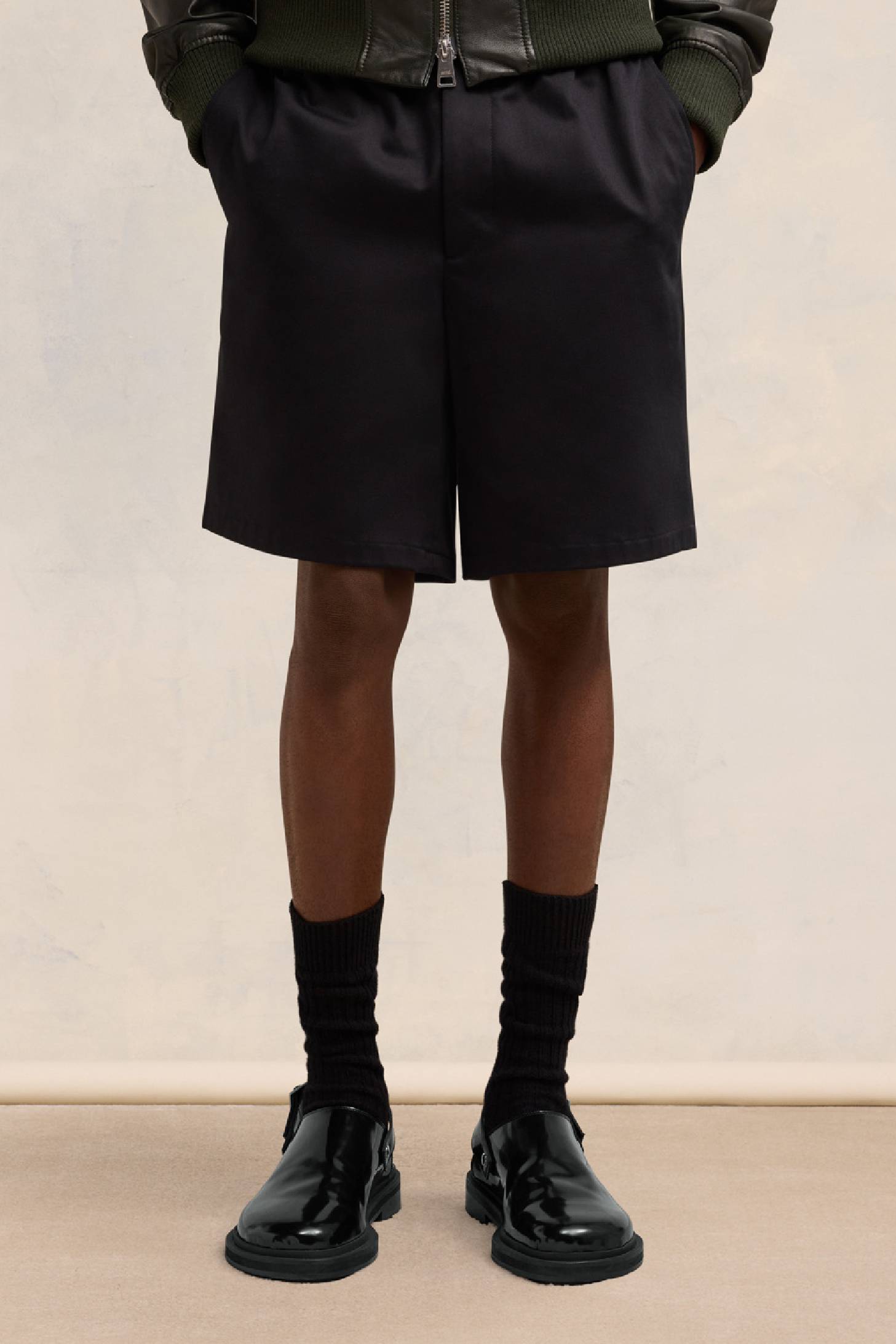 Anatomical toe mules in leather - Black