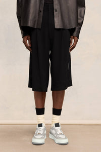 Baskets Ami Arcade basses en cuir - White & Ash Grey