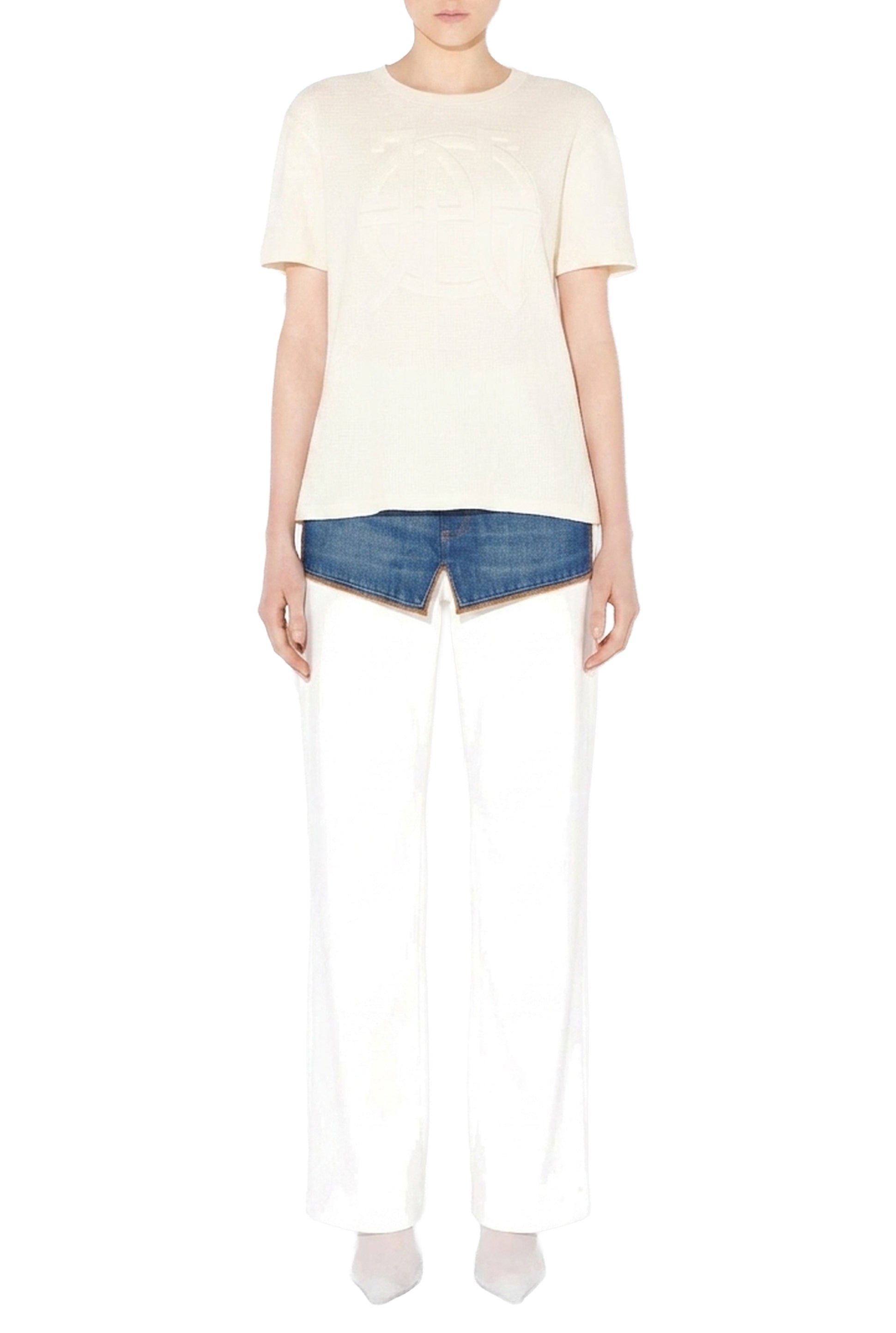 T-shirt JPG en coton - Écru