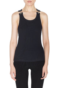 Débardeur avec crochet métallique - Black