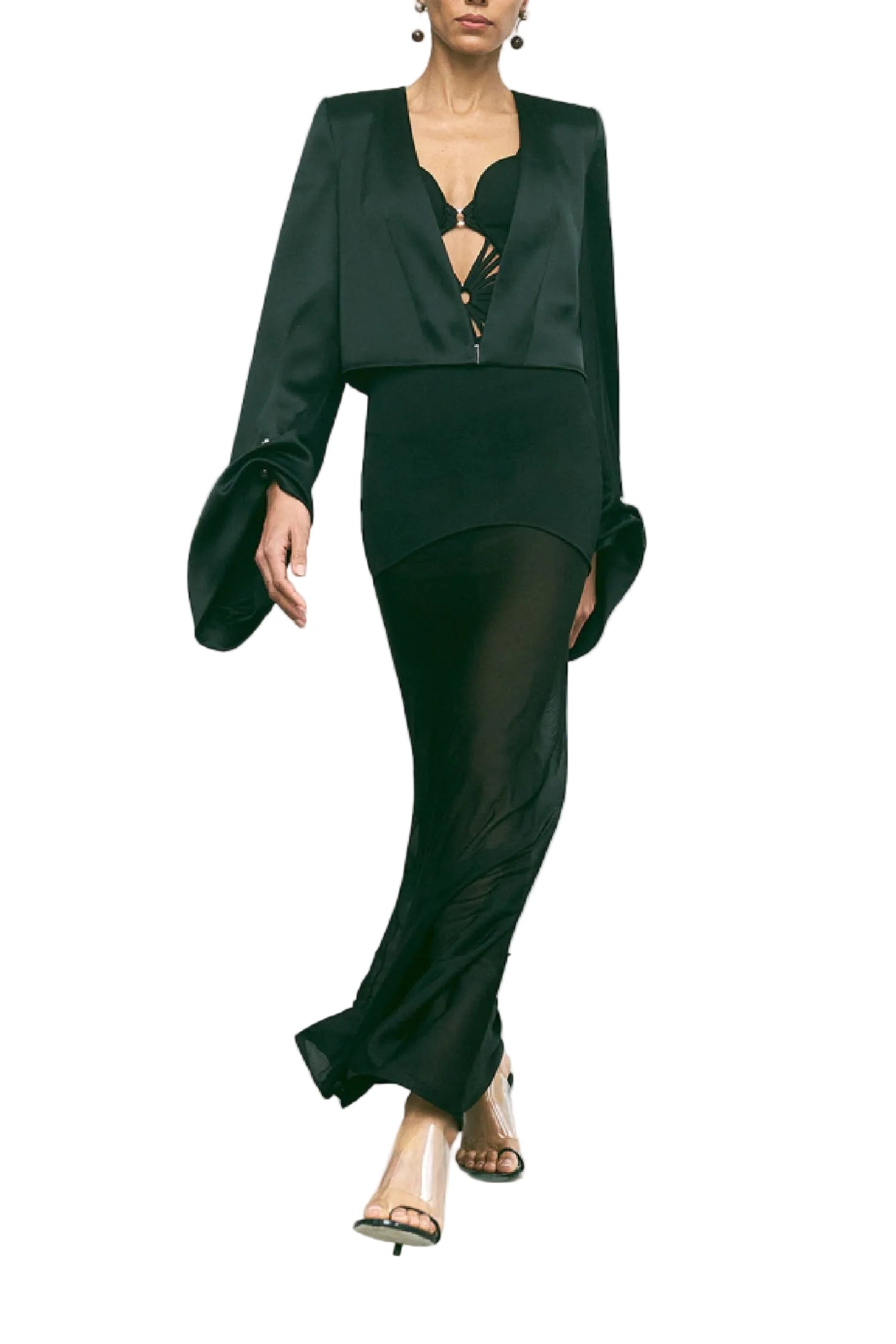 Veste courte Pierced - Black