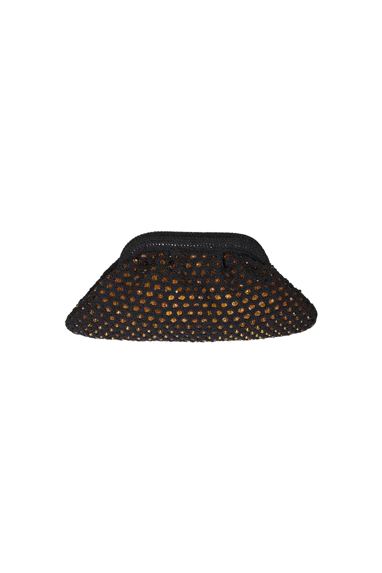 Pochette Vento en crochet - Black