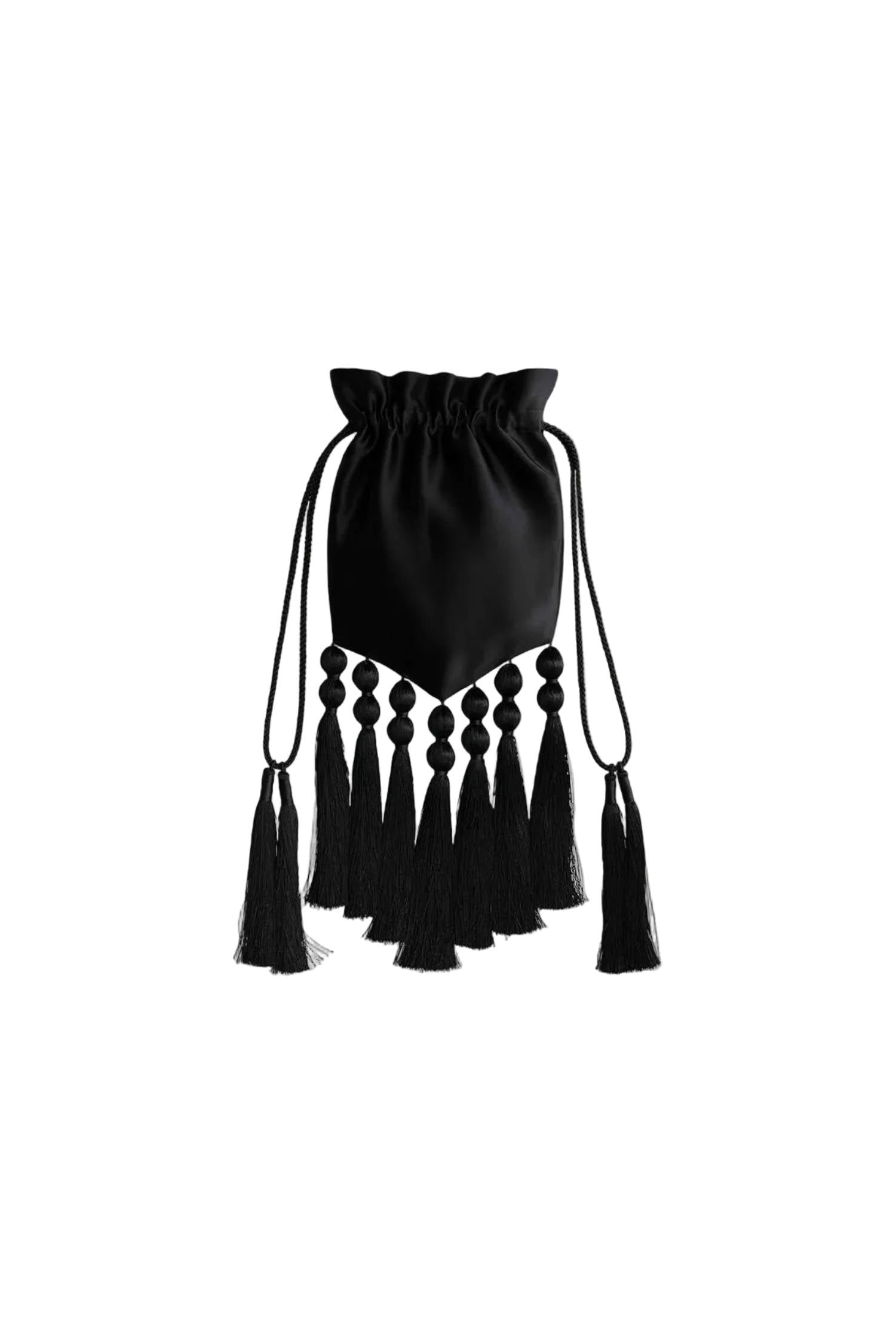 Sac Léon à cordon de serrage - Black