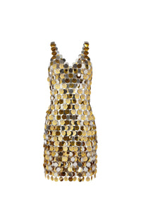 Audrey sequin dress - Silver & Gold