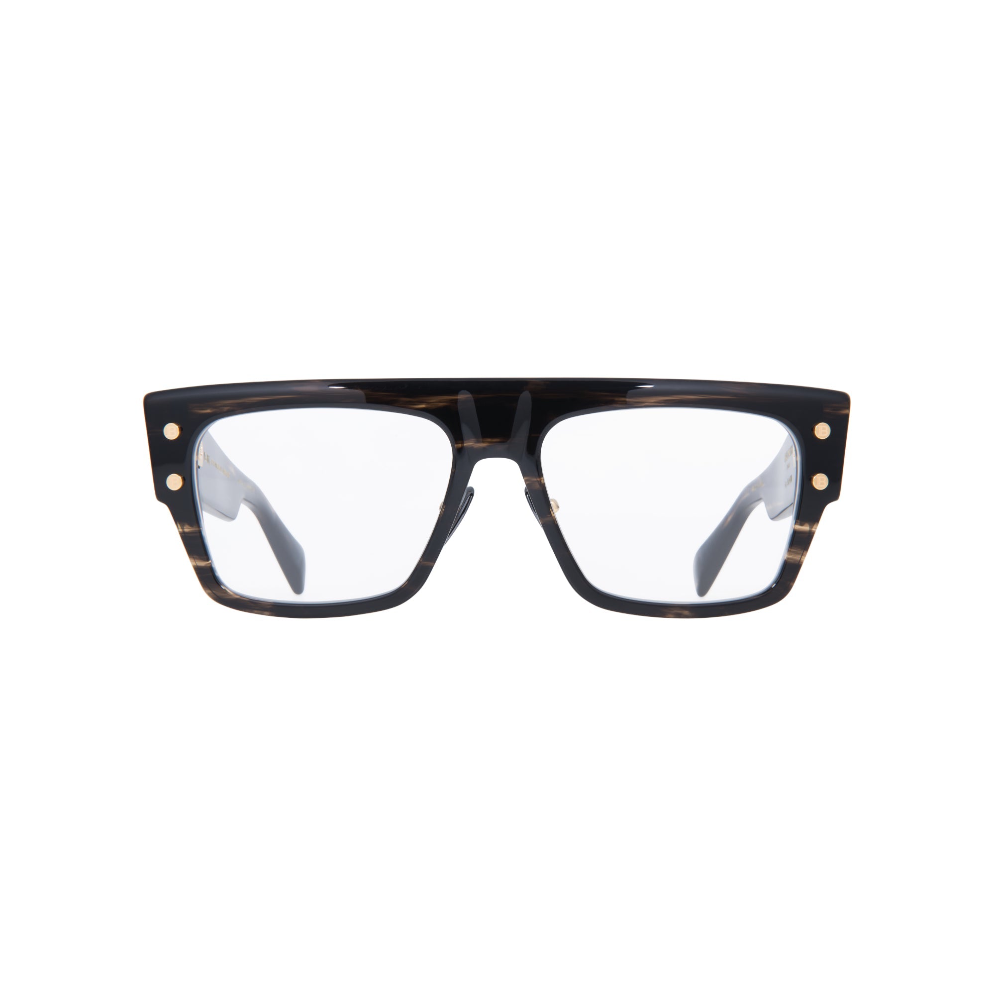Dark Brown Swirl Gold B III Lunettes de vue