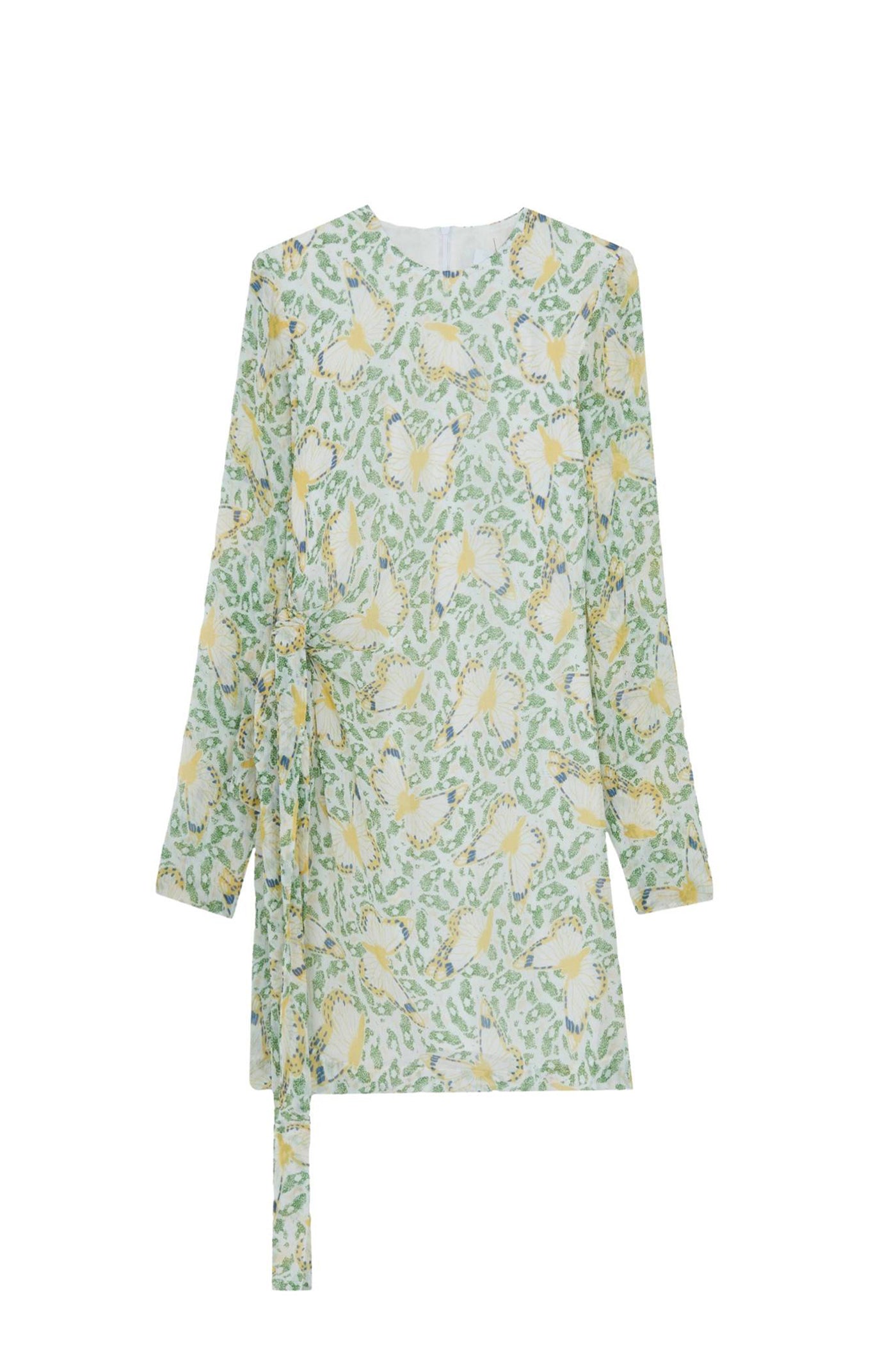 Virna butterfly short dress - Milk