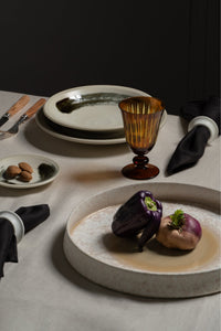 Grand bol Sumi Brush en porcelaine - Gris
