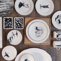 Set de 4 Assiettes plates extra Chambord - Noir